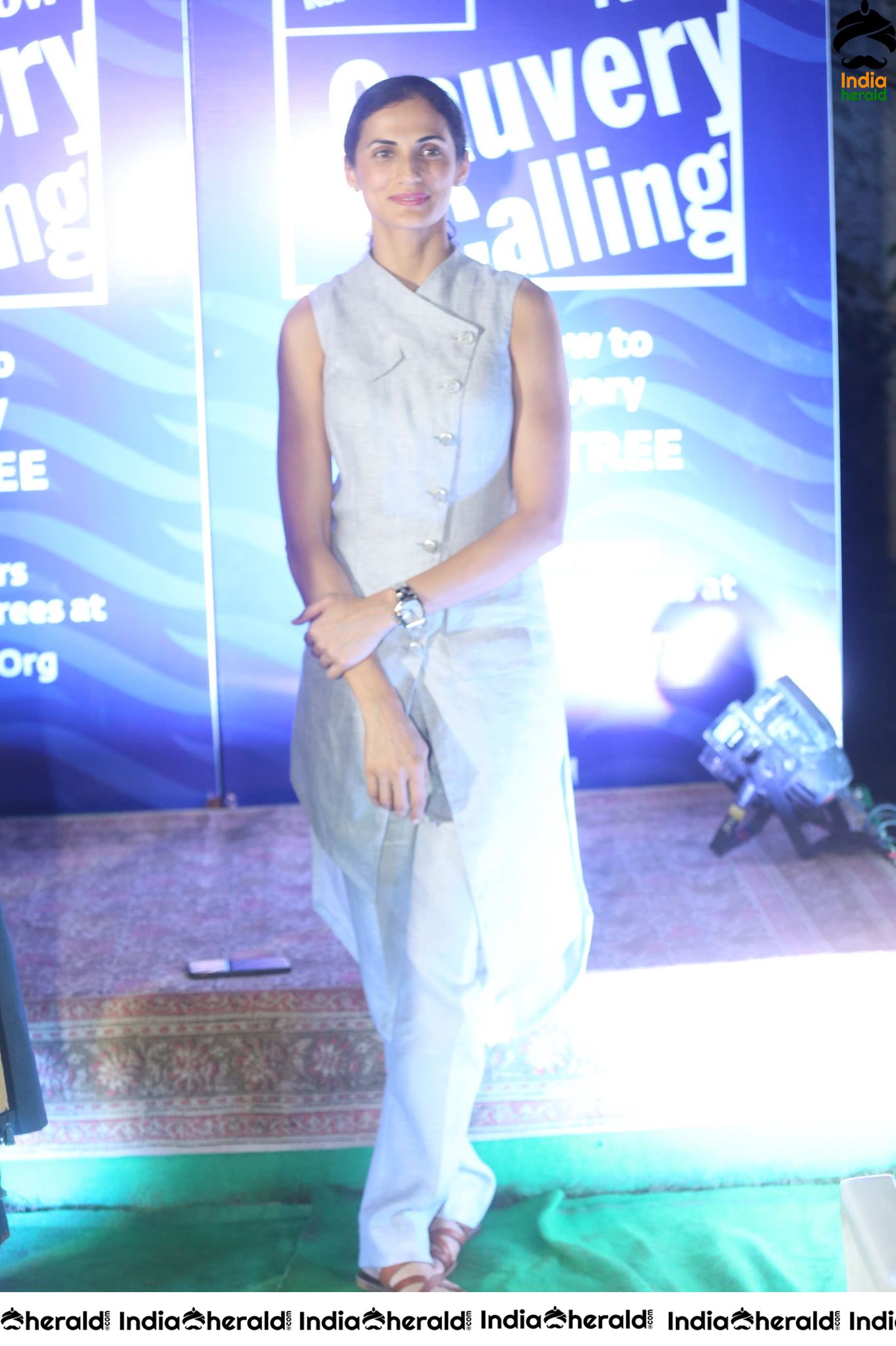 Cute Ishana mesmerizes At Rivers Launch