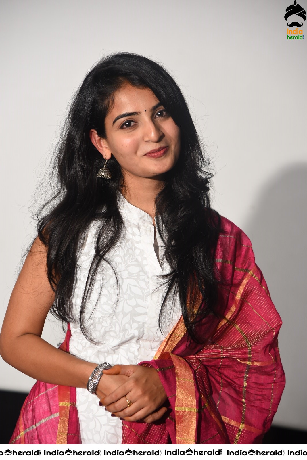 Cute Photos of Ananya Nagalla in White Chudi