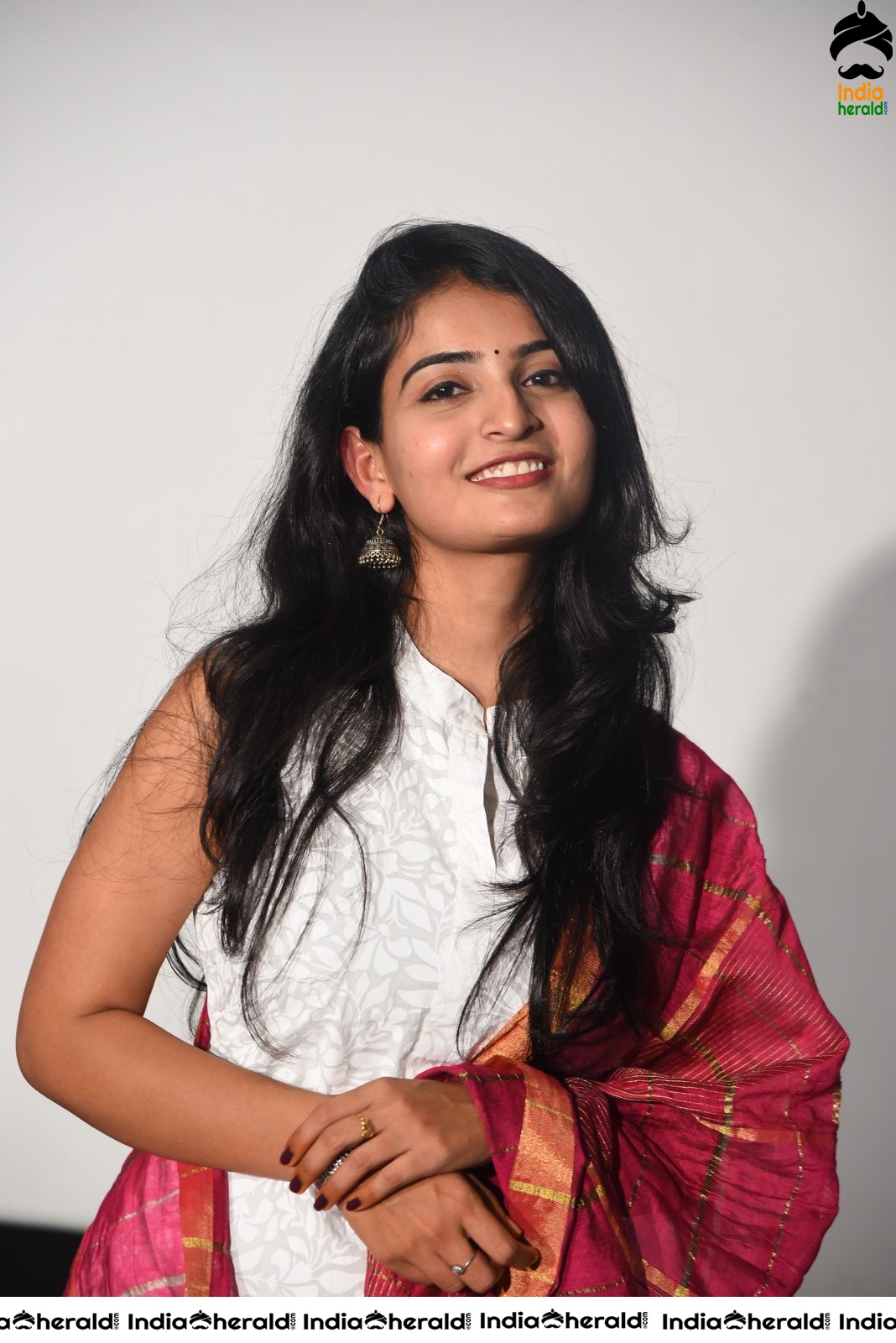 Cute Photos of Ananya Nagalla in White Chudi