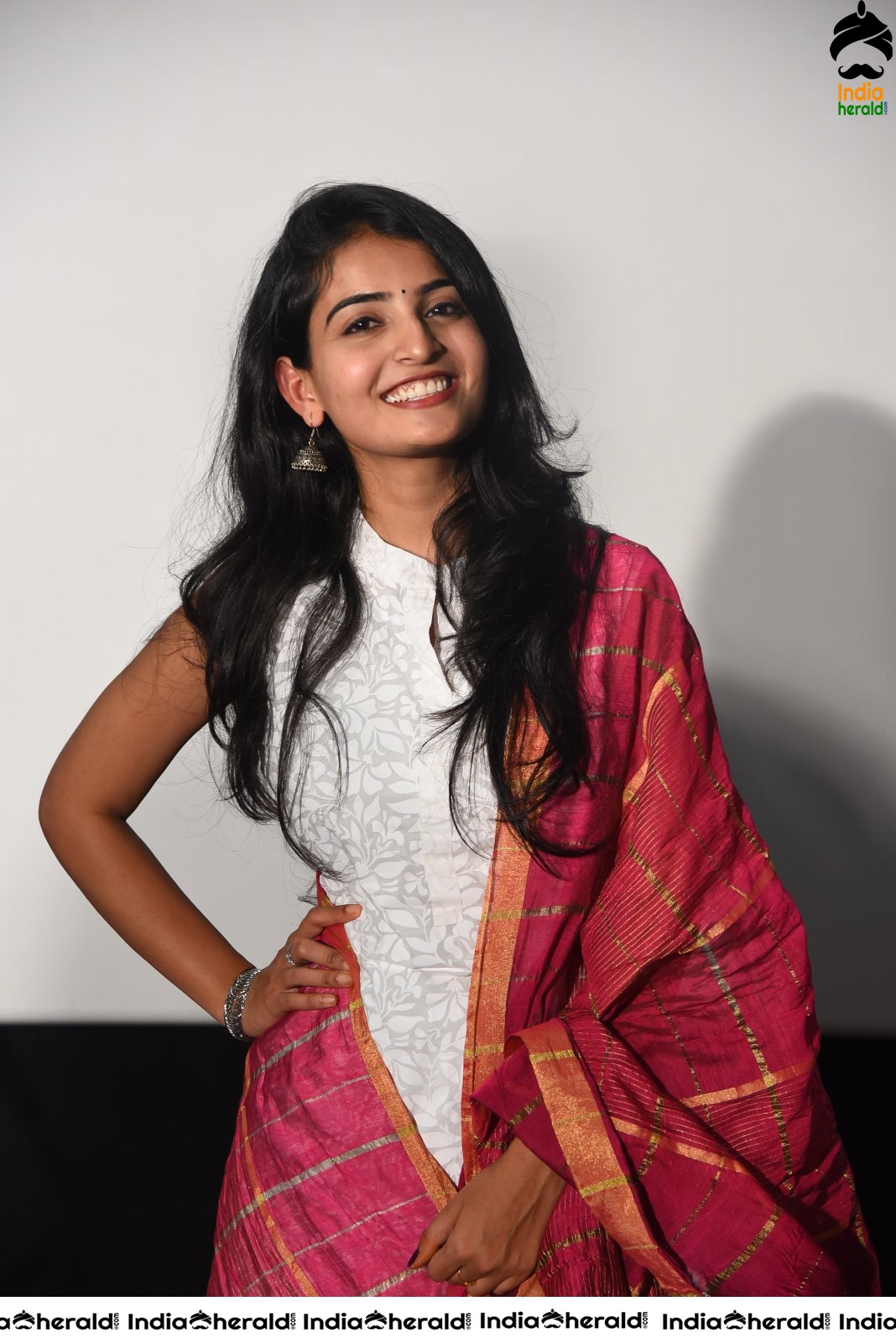 Cute Photos of Ananya Nagalla in White Chudi