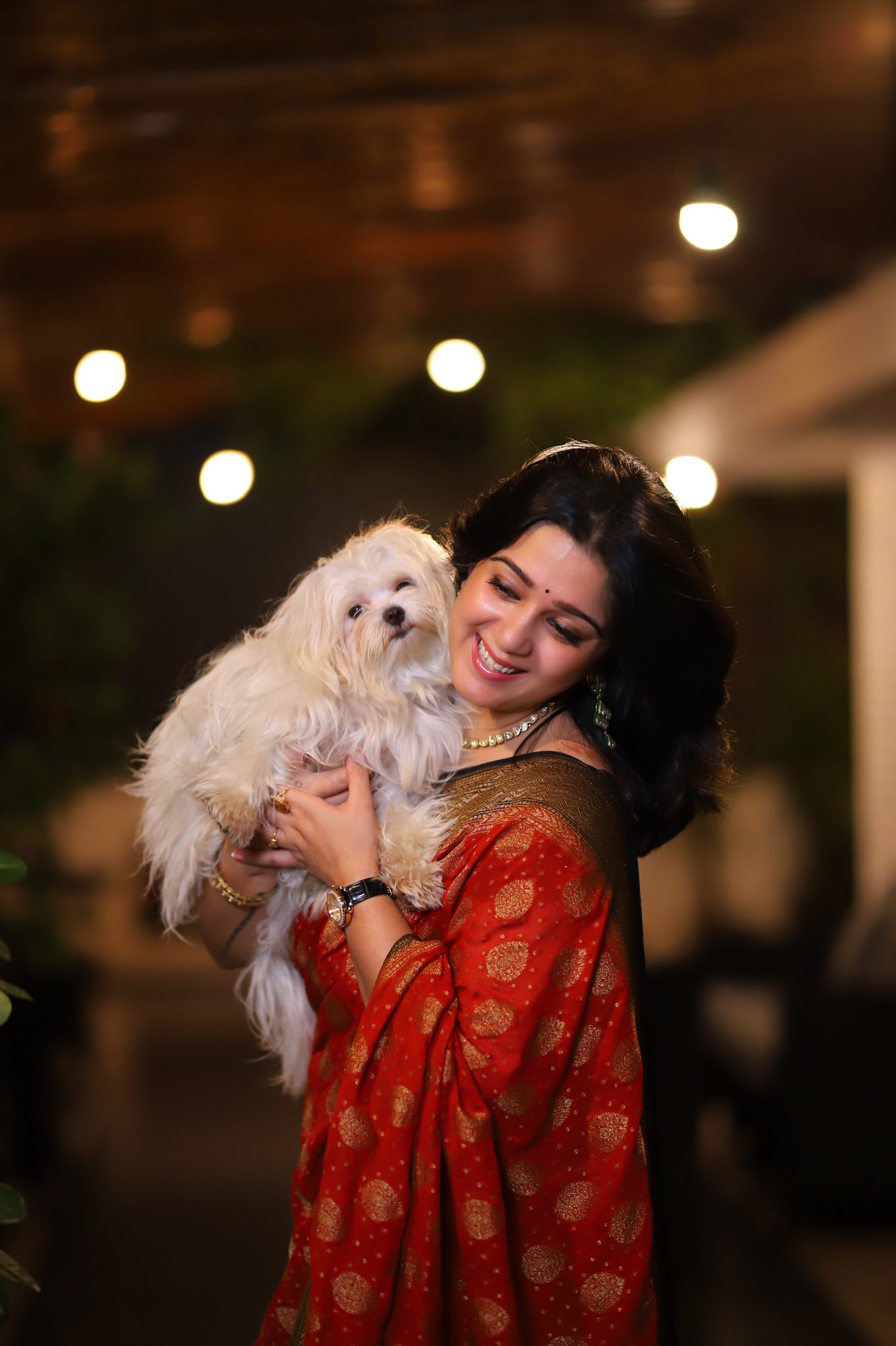 Cute Photos Of Charmee In Saree