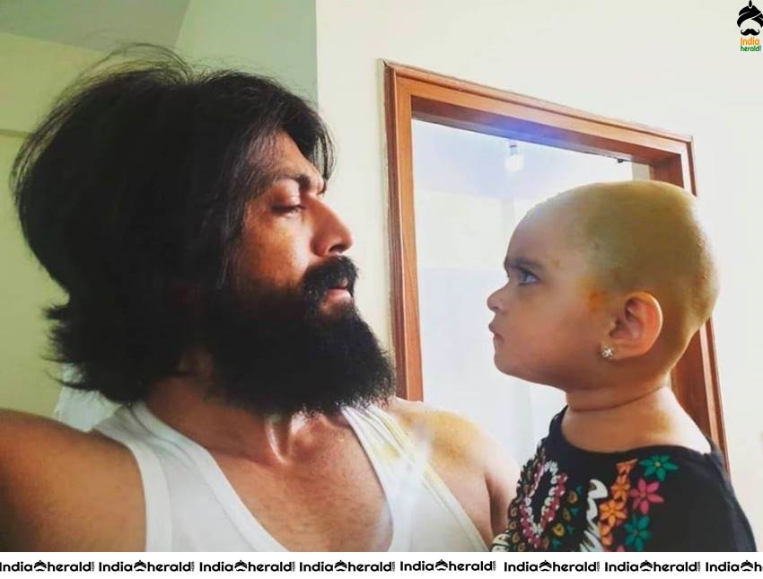 Cutest Unseen Rare Photos of Yash and Radhika Pandit with their daughter Set 1