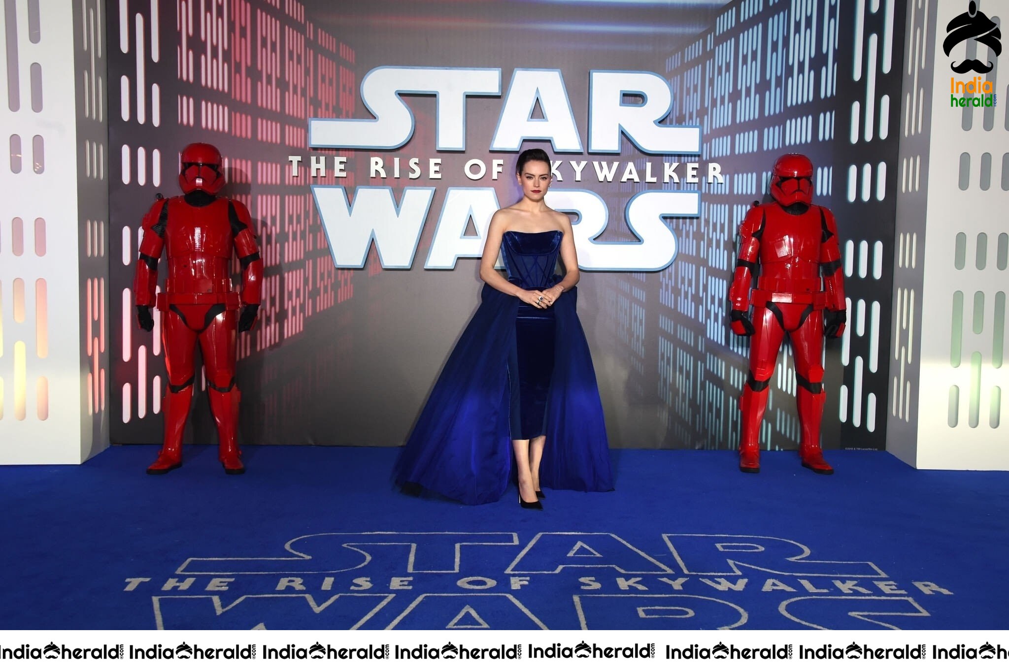 Daisy Ridley at Star Wars The Rise Of Skywalker Premiere in London Set 2