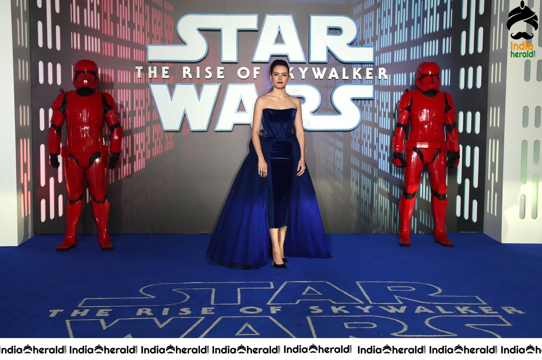 Daisy Ridley at Star Wars The Rise Of Skywalker Premiere in London Set 2