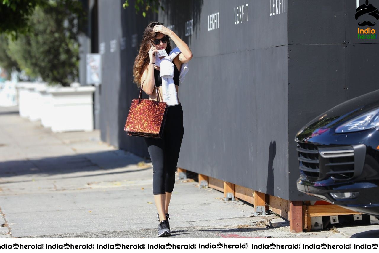 Dakota Johnson spotted In Pilates Dress At Los Angeles Set 2