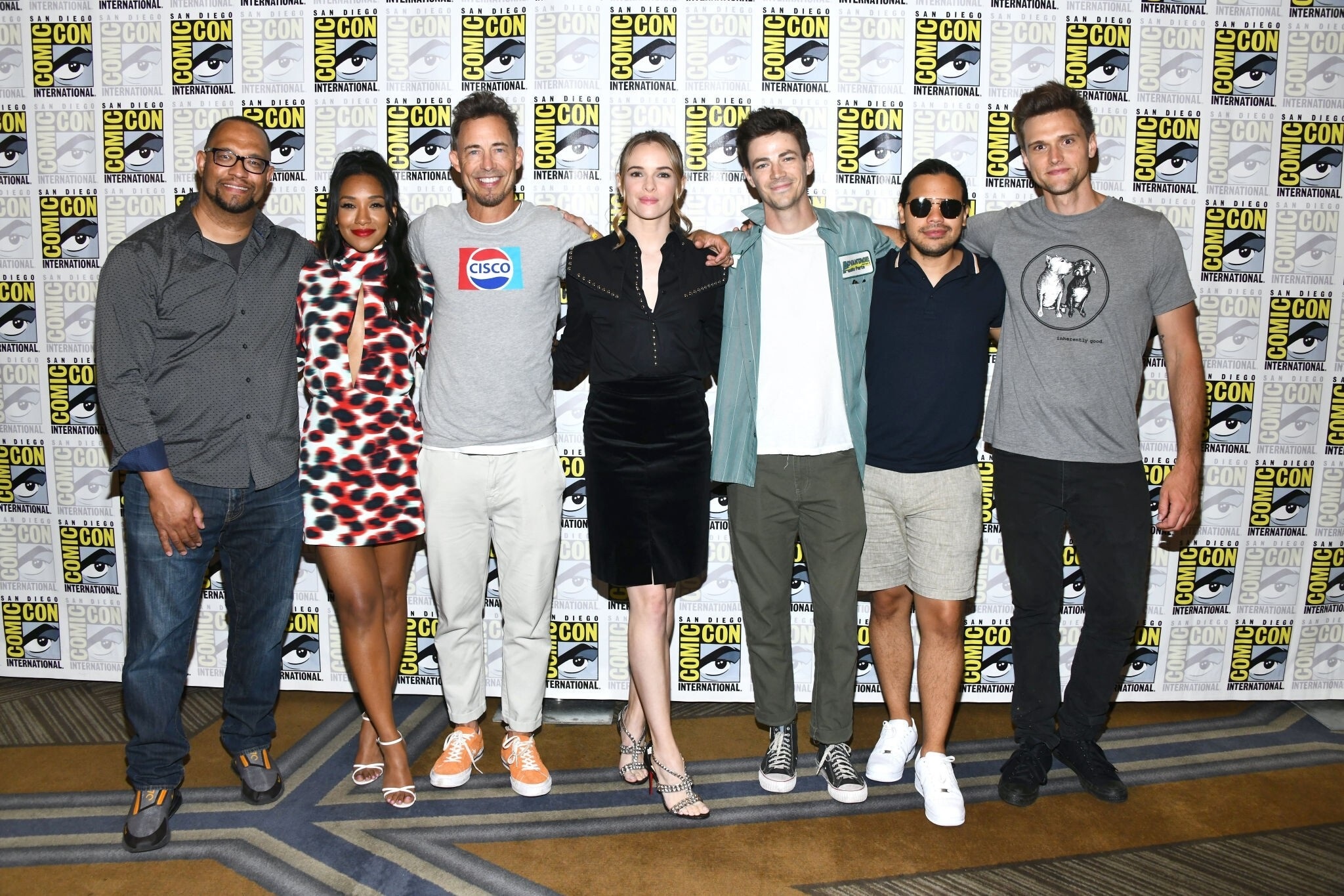 Danielle Panabaker At The Flash Press Conference During San Diego Comic Con 2019