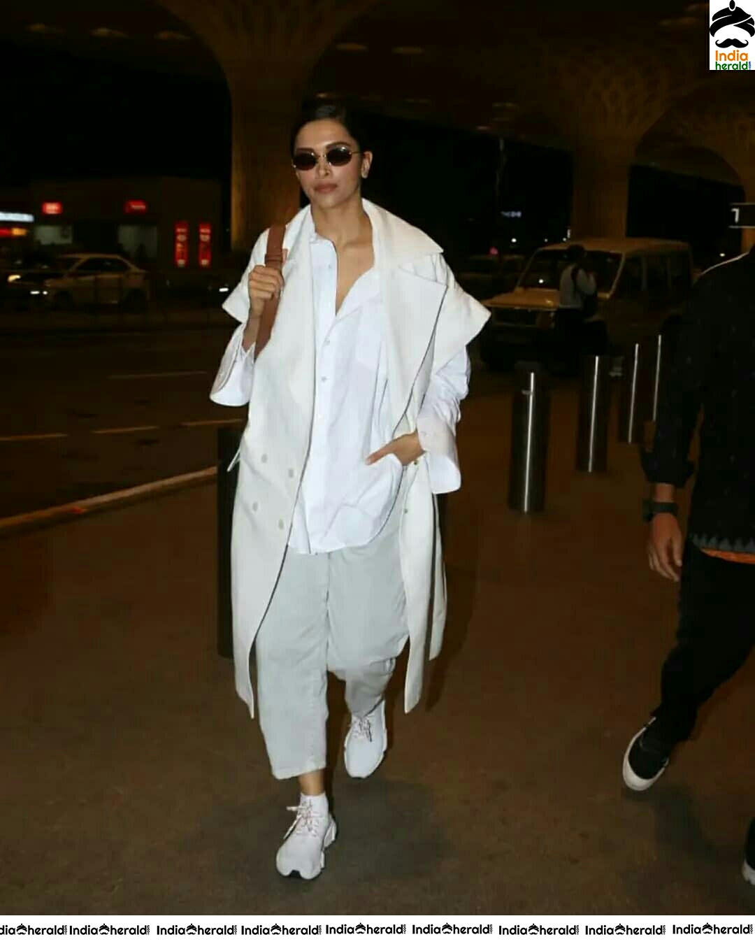 Deepika Looking Dazzling In Her White Attire