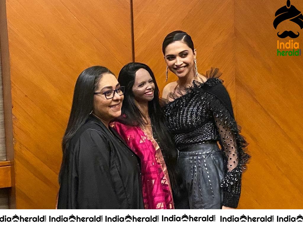 Deepika Padukone and Laxmi Agarwal at Chhapaak Title Track Launch Set 1