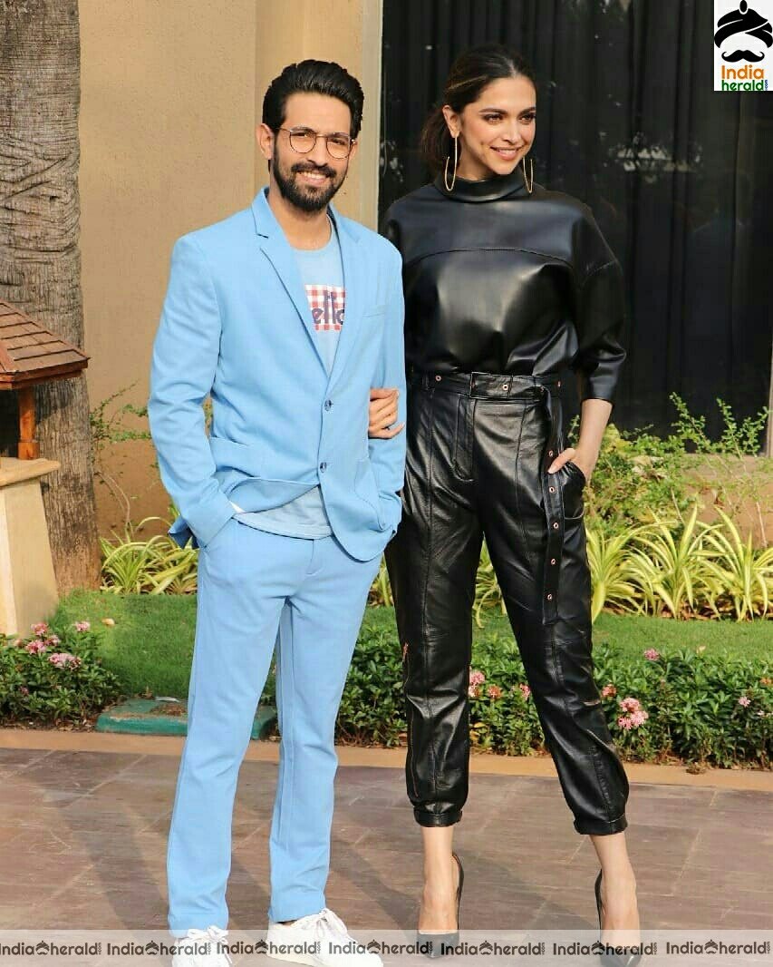 Deepika padukone and Vikrant Massey Spotted Promoting the film Chhapaak