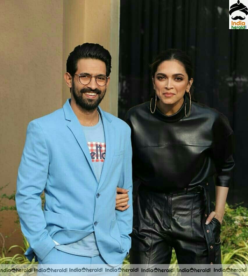 Deepika padukone and Vikrant Massey Spotted Promoting the film Chhapaak