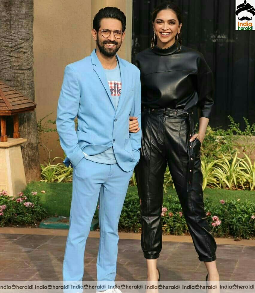 Deepika padukone and Vikrant Massey Spotted Promoting the film Chhapaak