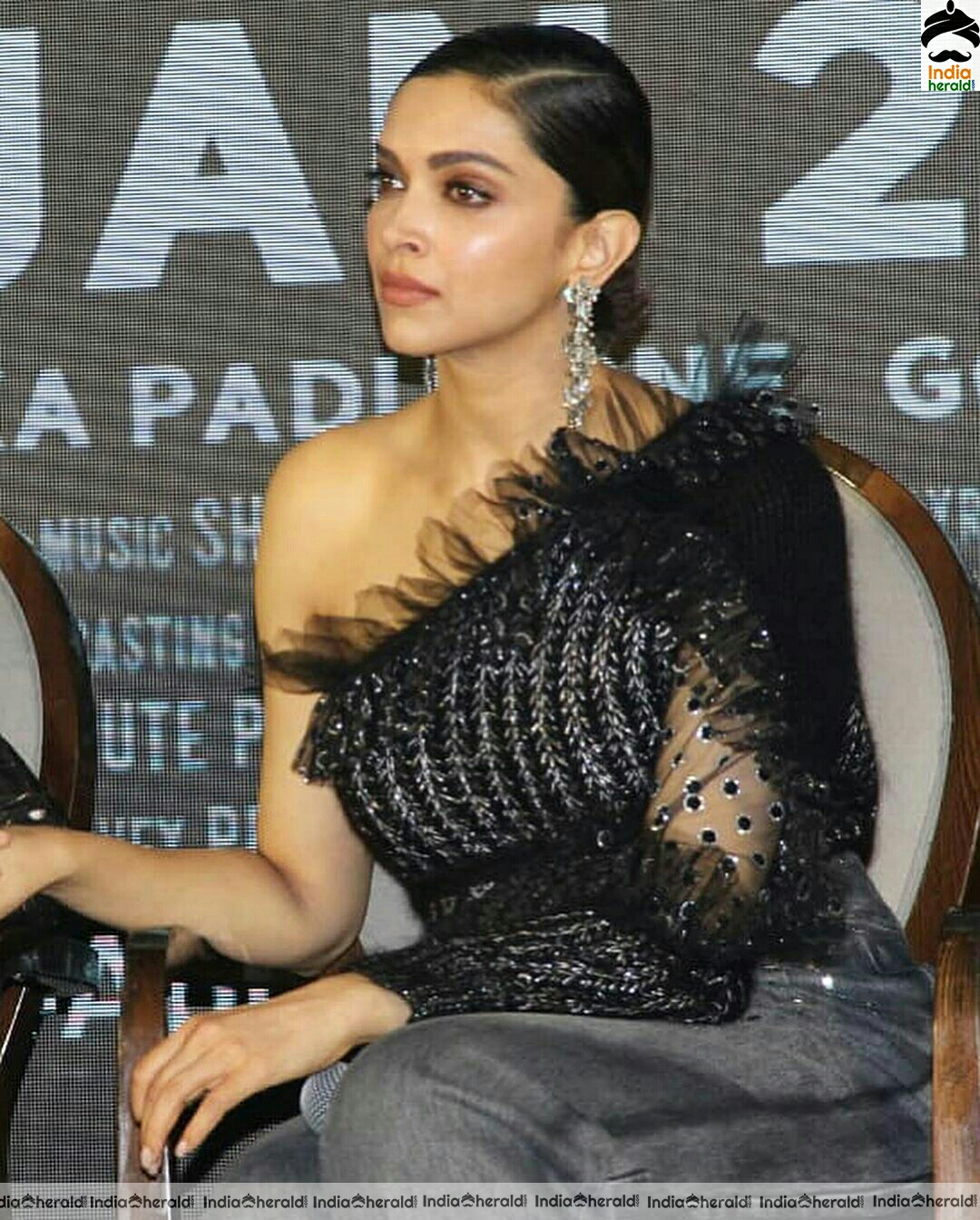 Deepika padukone At Gulzar Chhapaak Movie Title Track Launch