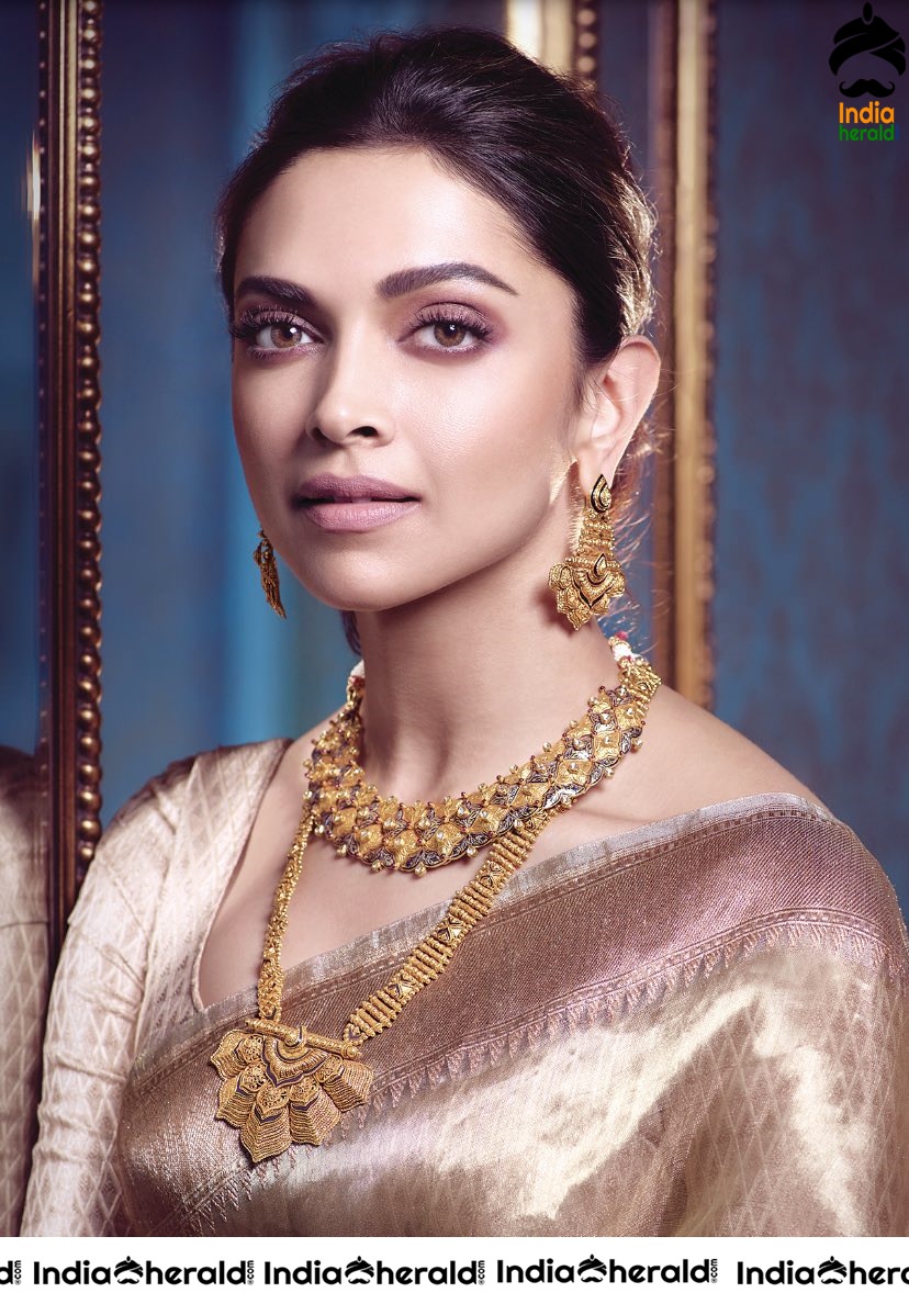 Deepika Padukone Elegant Photoshoot for a new Jewellery Brand