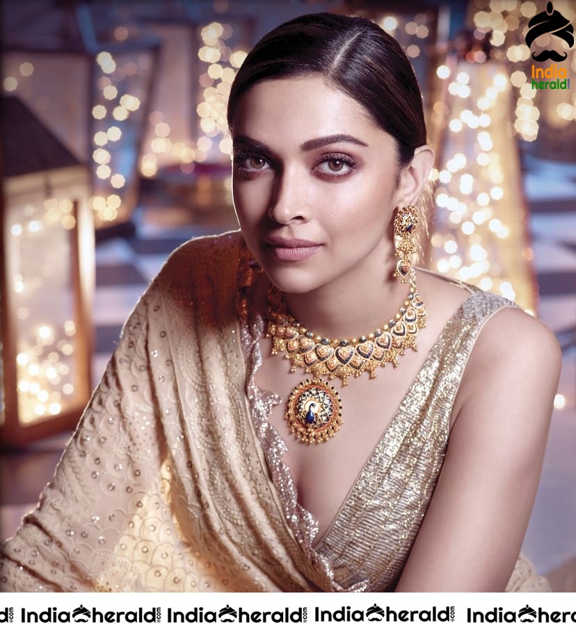 Deepika Padukone Elegant Photoshoot for a new Jewellery Brand