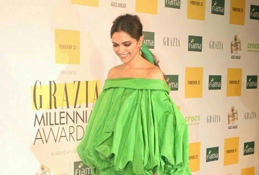Deepika Padukone Grazia Millennial Awards Photos