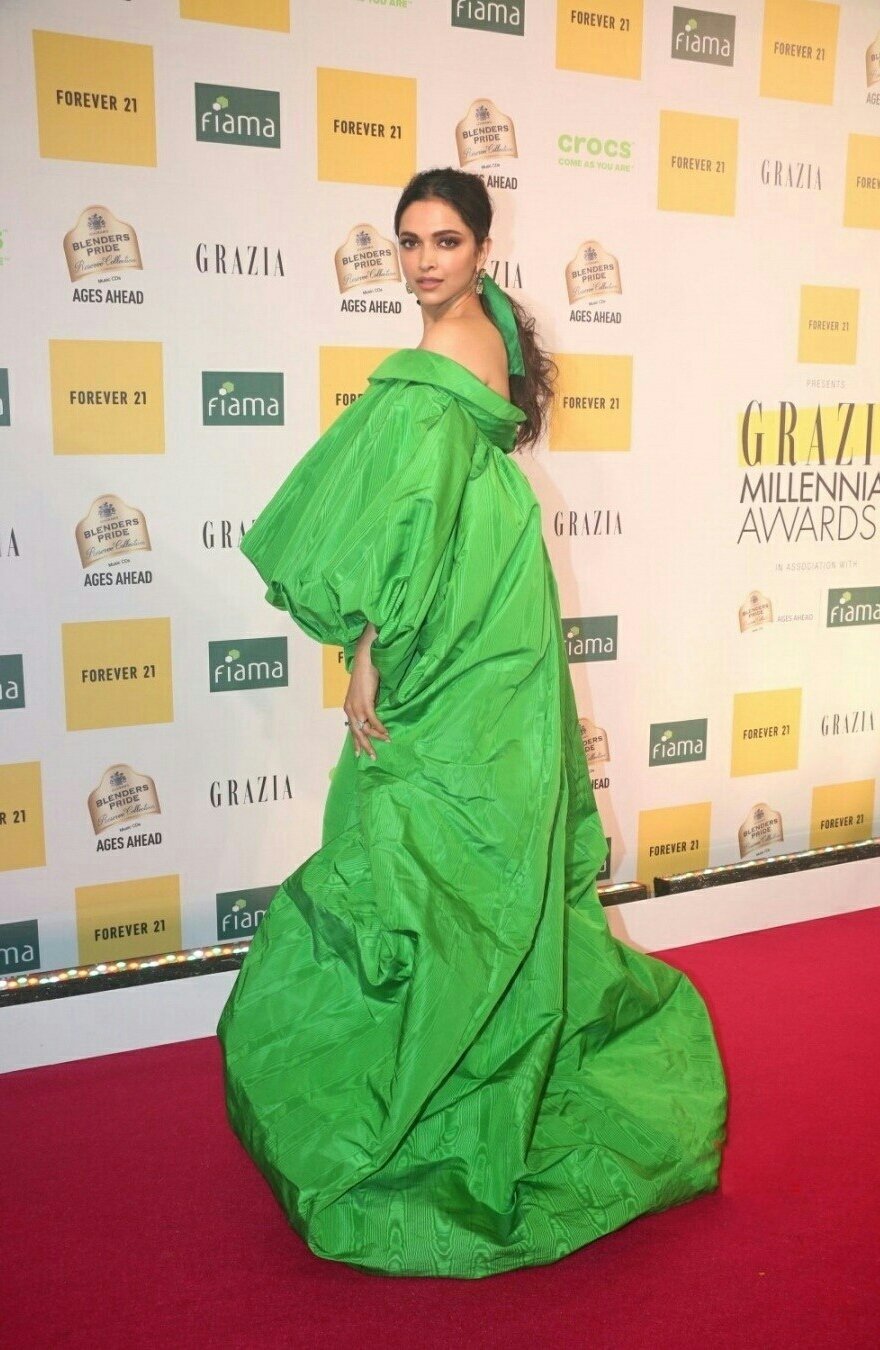 Deepika Padukone Grazia Millennial Awards Photos
