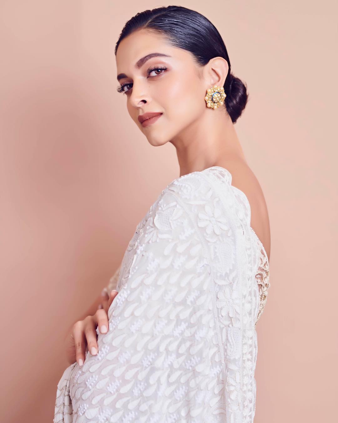 Deepika Padukone Hot Compilation Photos In A White Attire