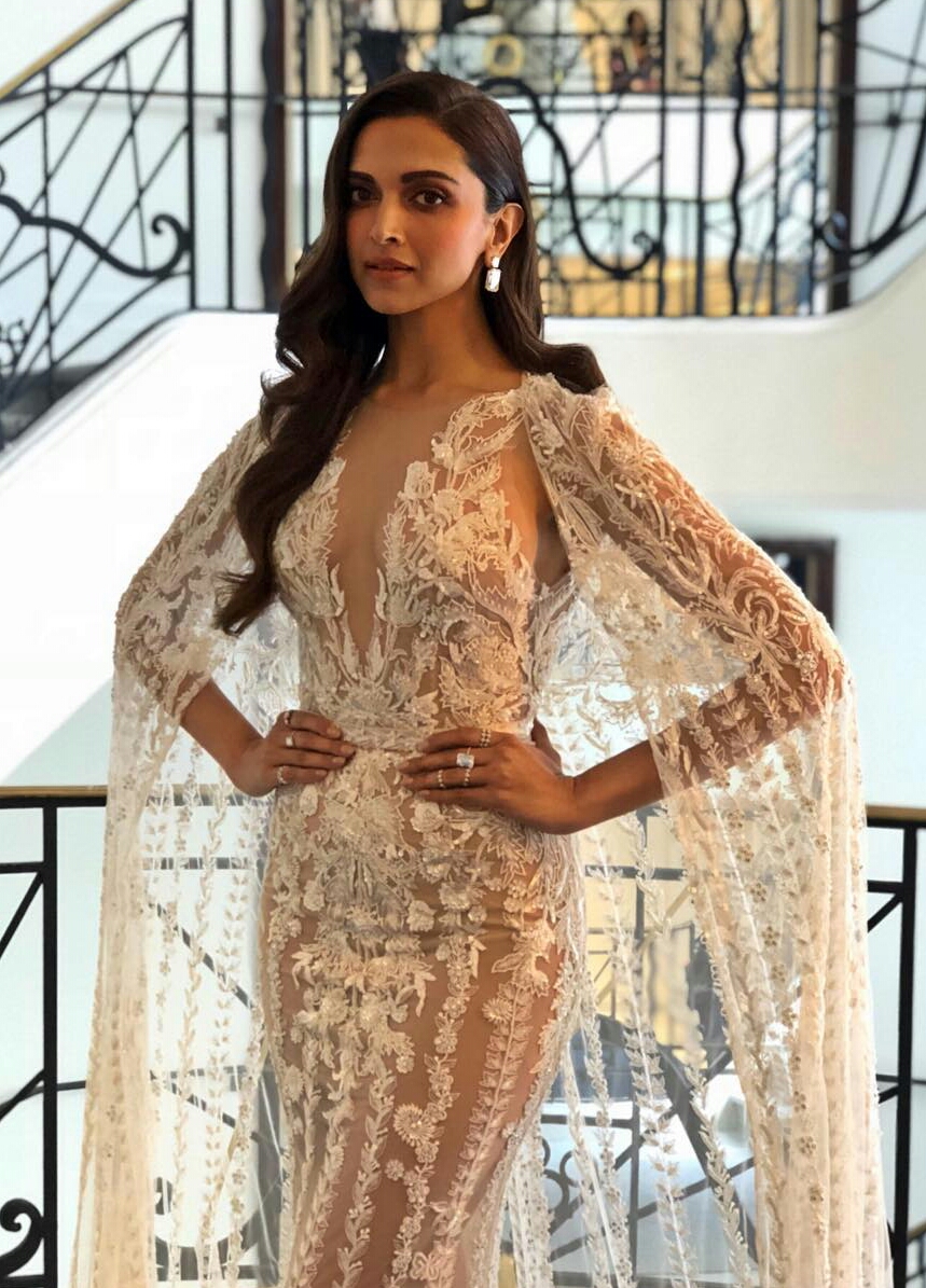 Deepika Padukone Hot Compilation Photos In A White Attire