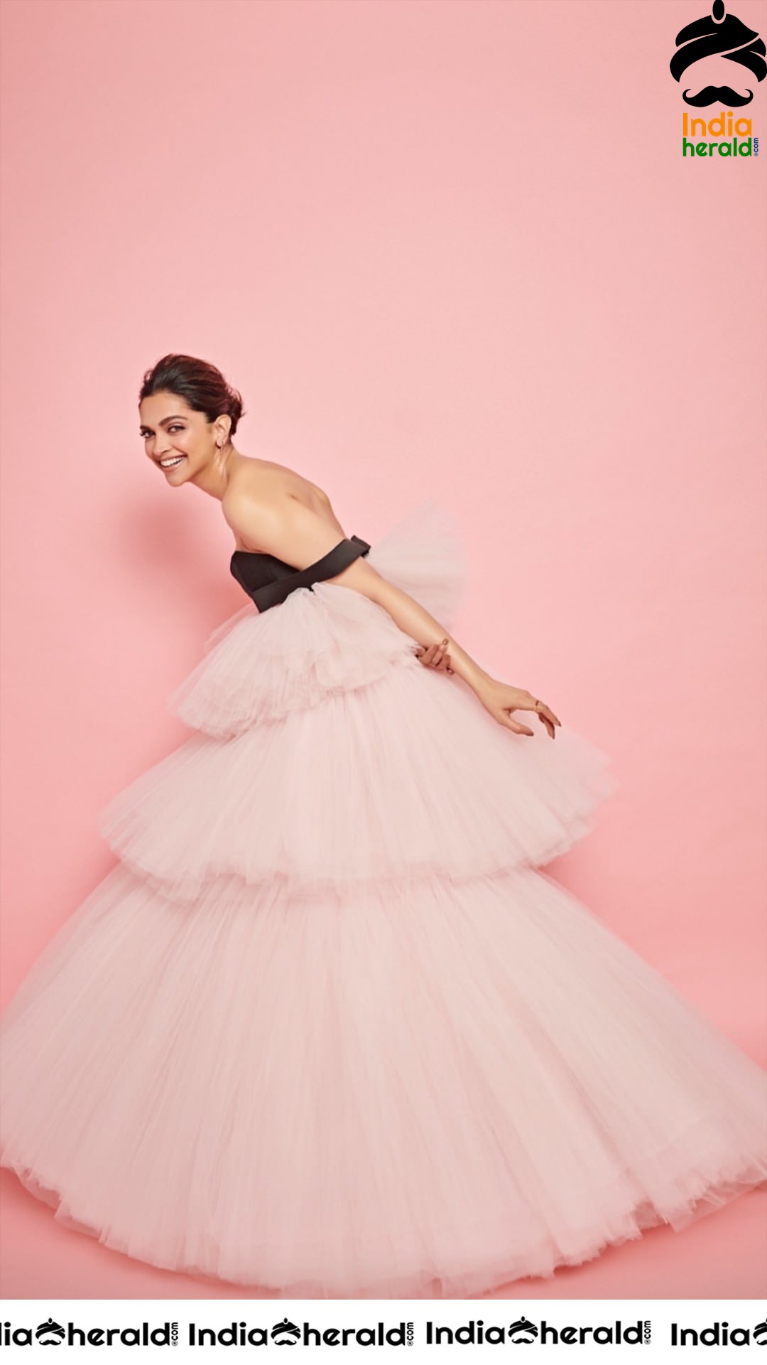 Deepika Padukone Latest Cleavage Revealing Photoshoot in Pink Backdrop