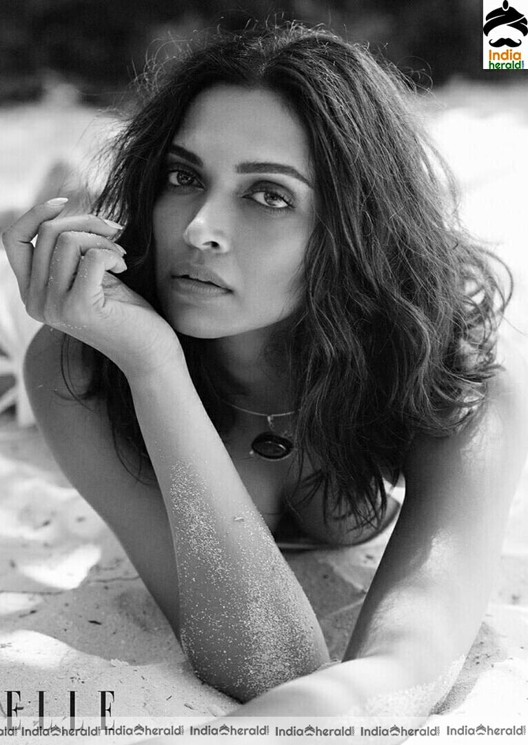 Deepika Padukone Latest ELLE Magazine Photoshoot Stills