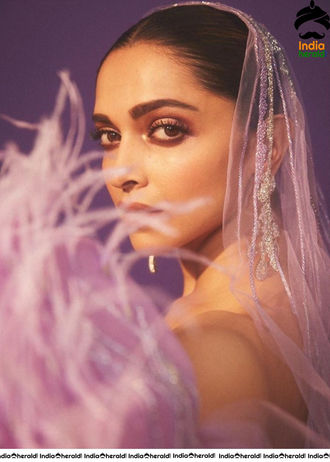 Deepika Padukone looking Babelicious iIn Purple Shoot