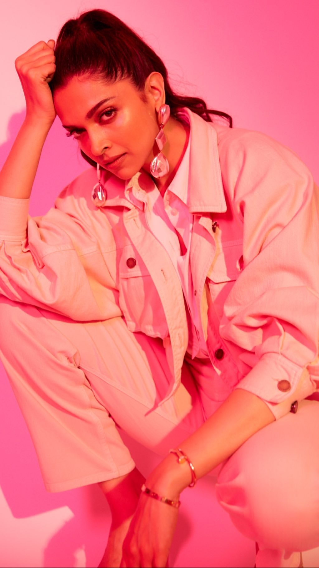 Deepika Padukone Neon Light Photoshoot