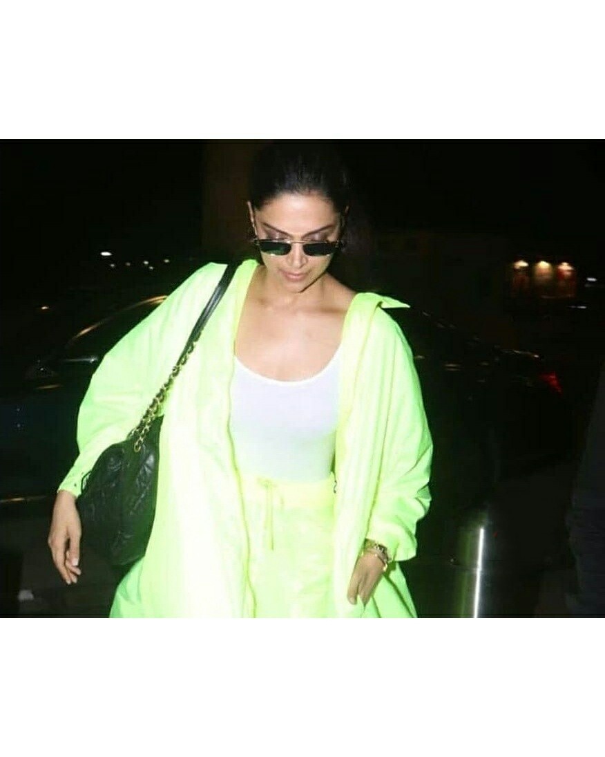 Deepika Padukone Seen At Mumbai Airport