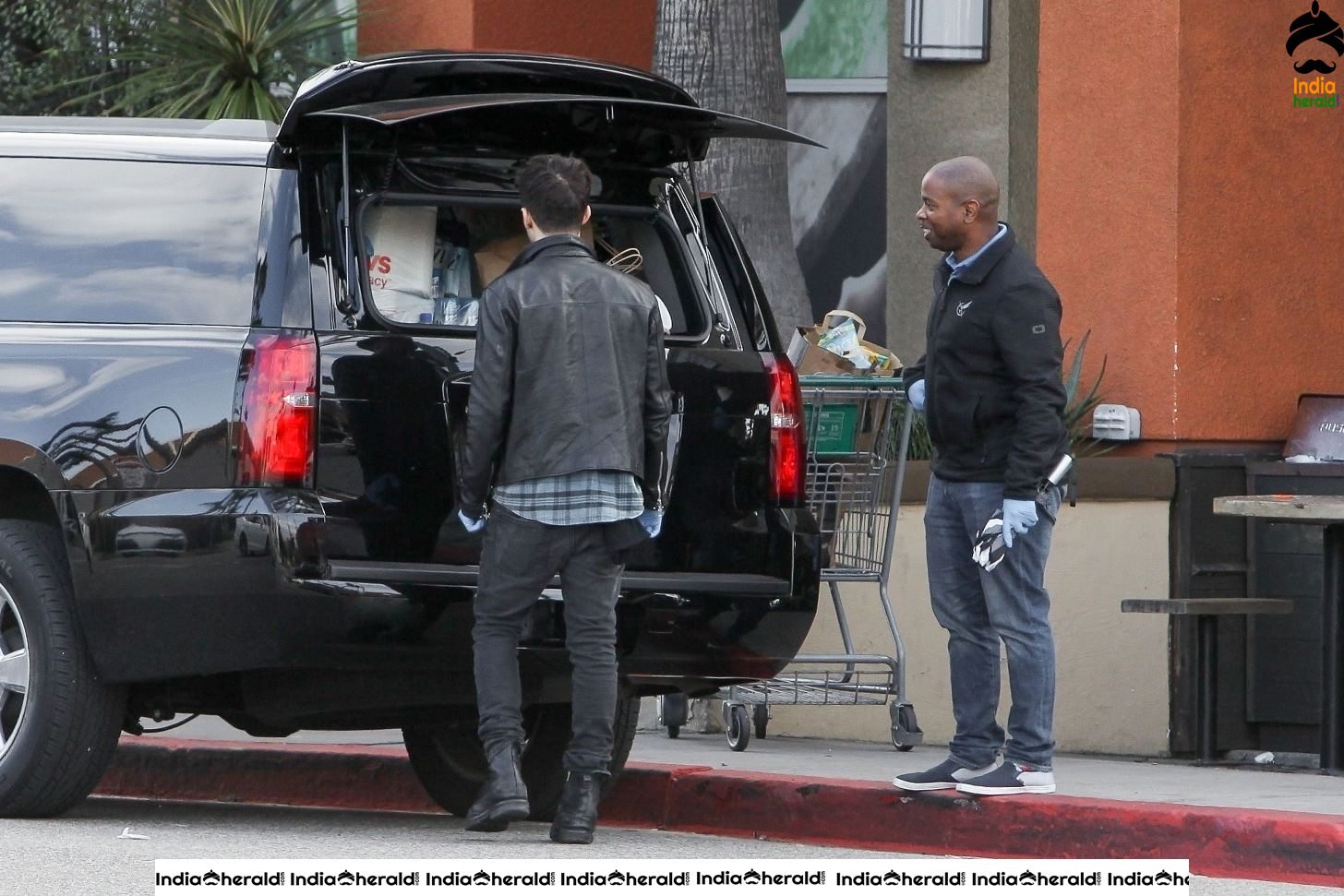Demi Lovato Wears a Corona Virus mask as she shops at Erewhon in Los Angeles