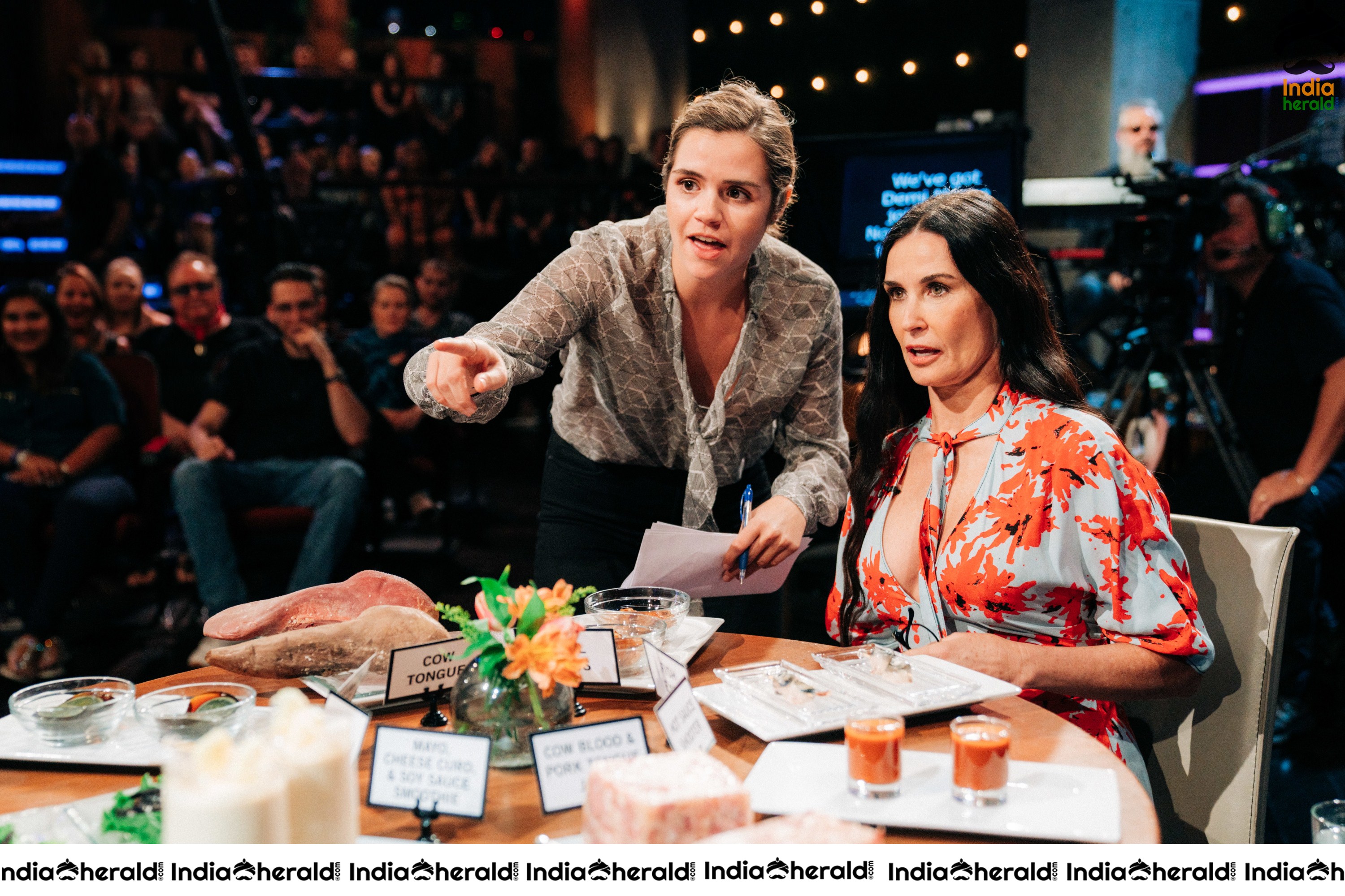 Demi Moore at The Late Late Show with James Corden