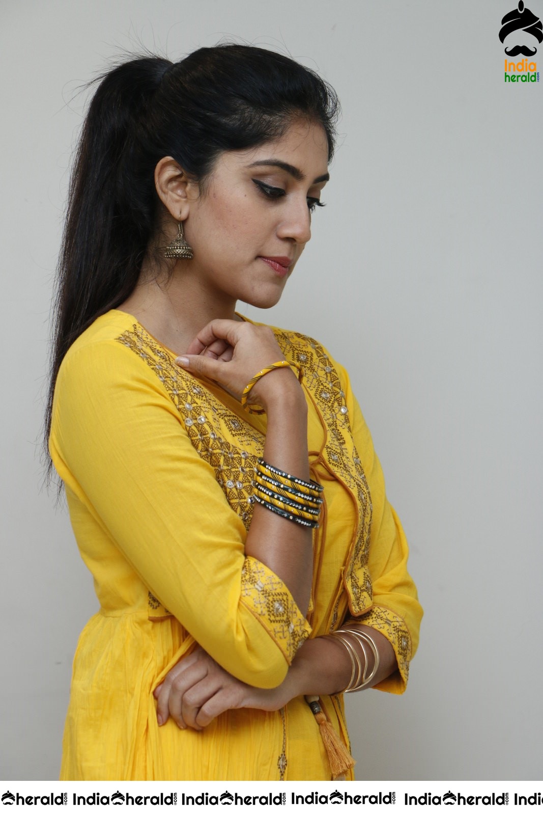 Dhanya Balakrishna Latest Stills in Yellow Set 1