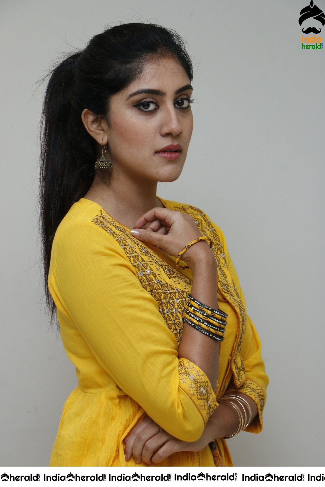 Dhanya Balakrishna Latest Stills in Yellow Set 1