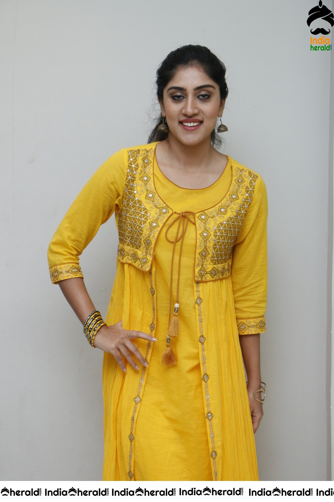 Dhanya Balakrishna Latest Stills in Yellow Set 2