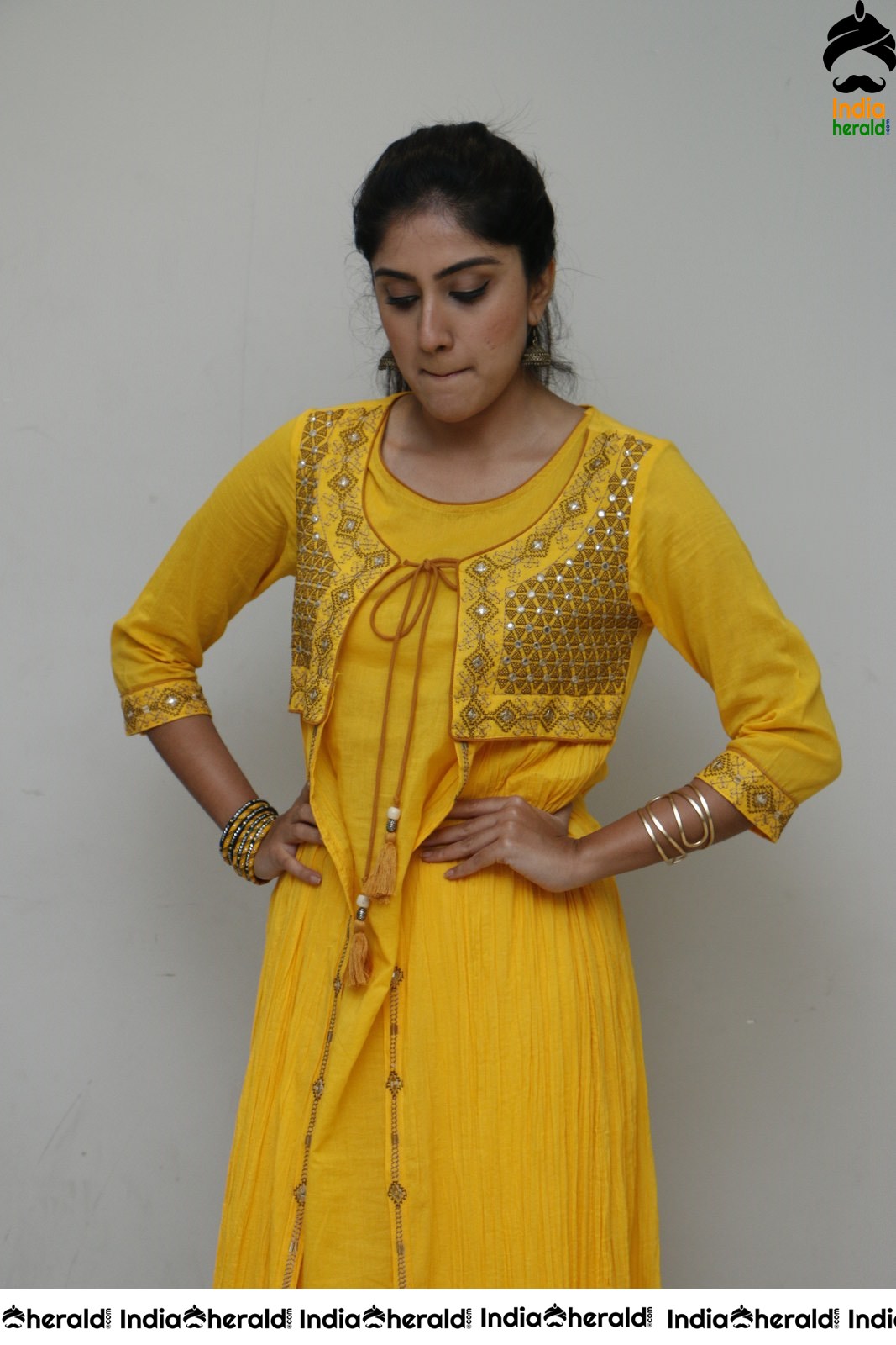 Dhanya Balakrishna Latest Stills in Yellow Set 2