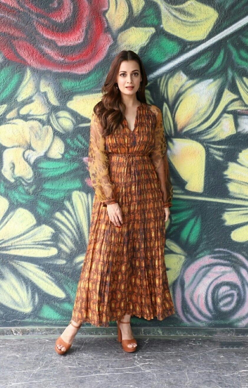 Dia Mirza At The Promotion Of Her Upcoming Web Series Kaafir Promotion