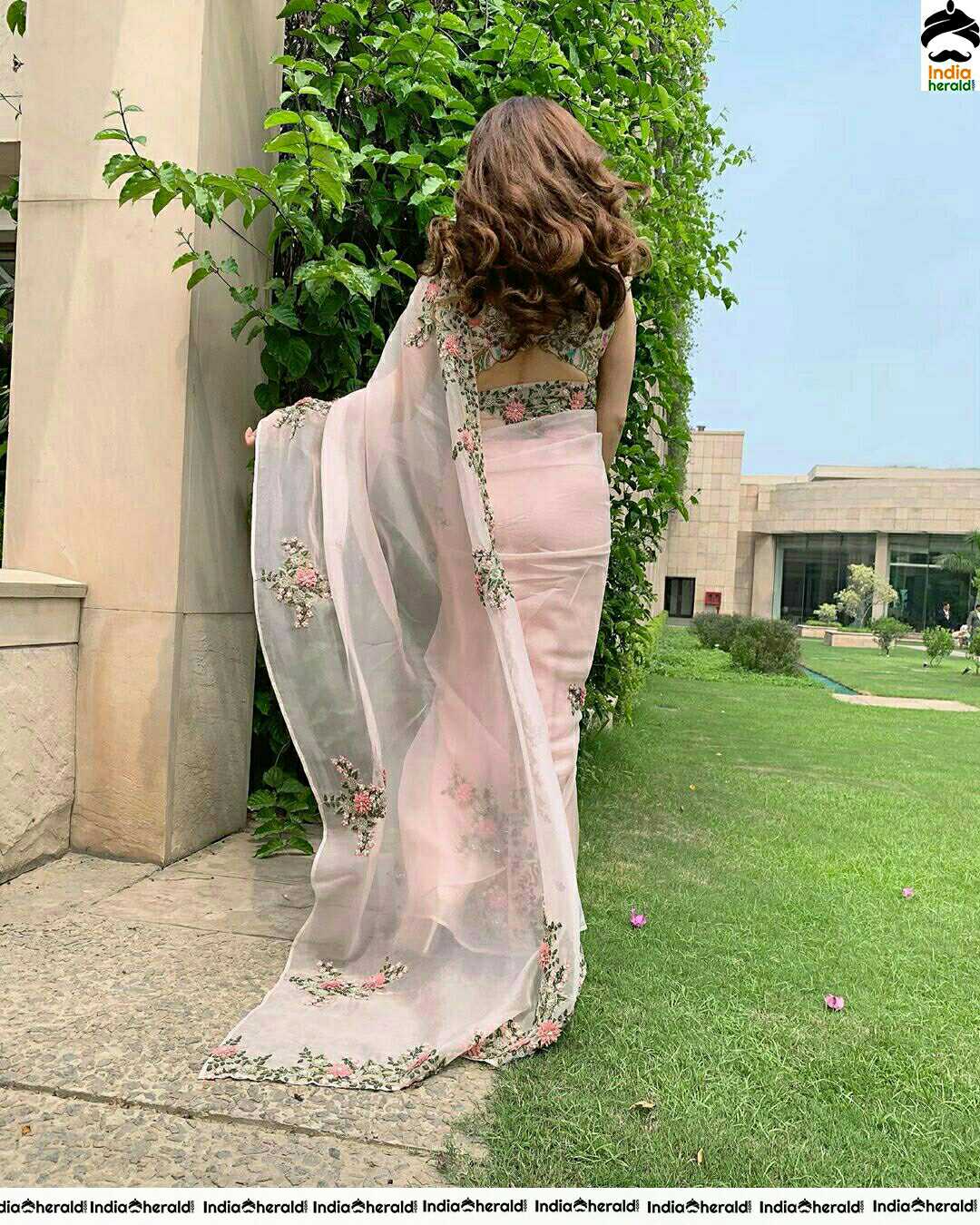 Dia Mirza Looking Hot In Transparent Saree