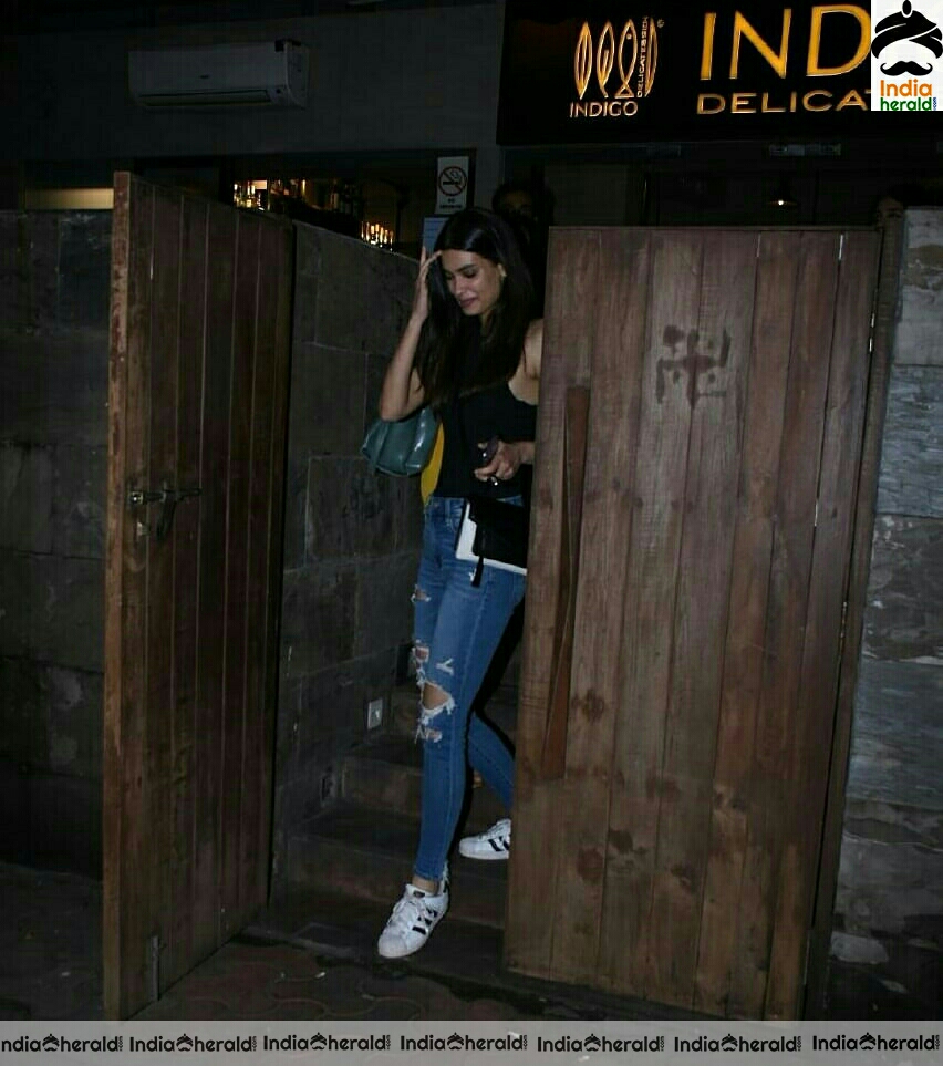 Diana Penty spotted in Torn Denim at Juhu