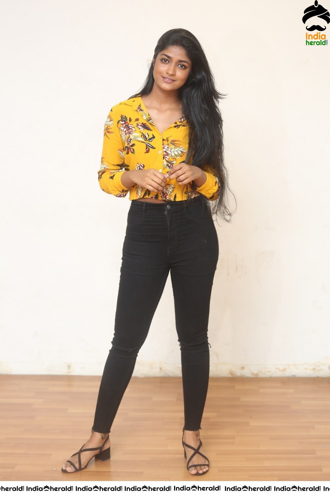 Dimple Hayathi Latest Clicks in Yellow Set 1