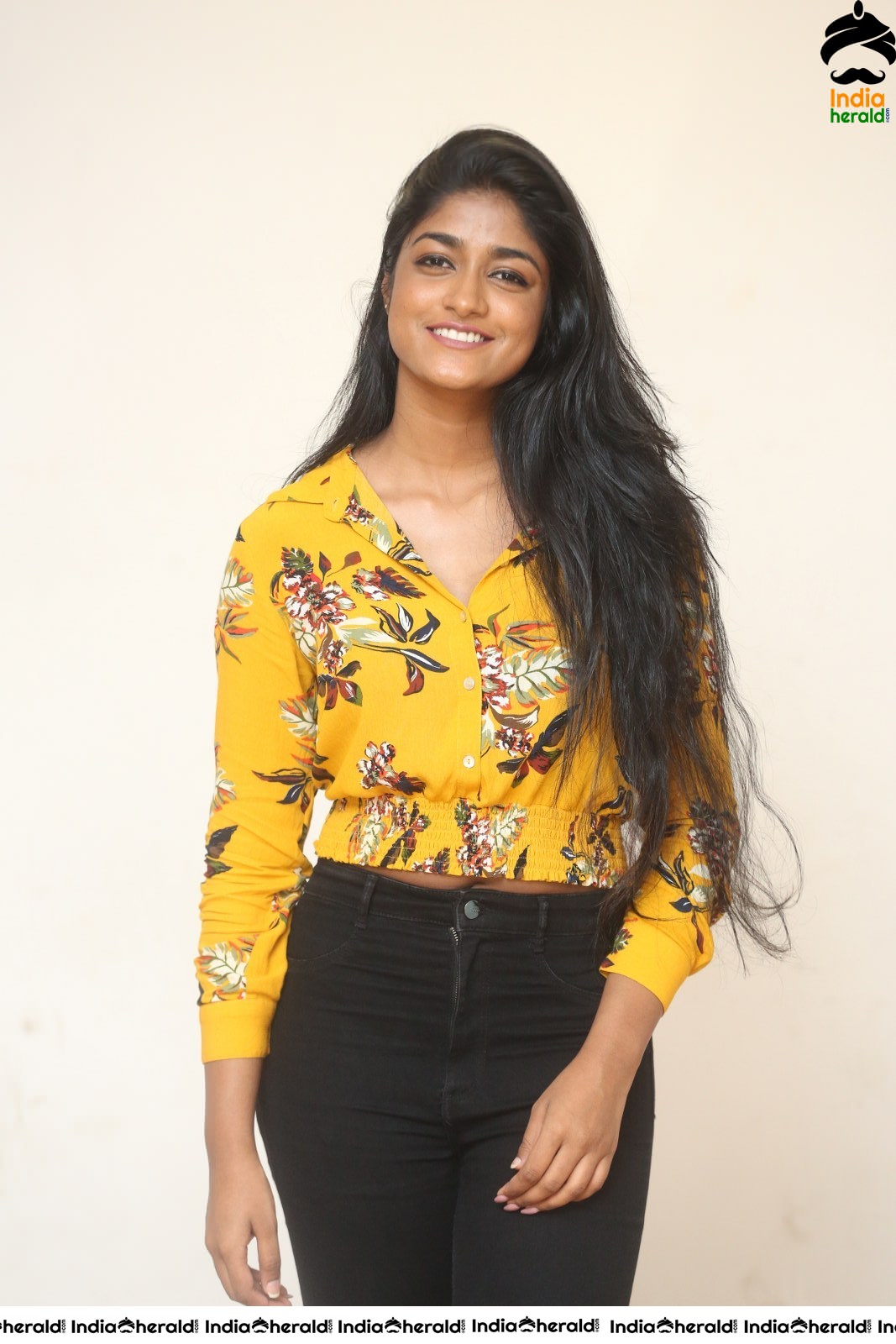 Dimple Hayathi Latest Clicks in Yellow Set 1