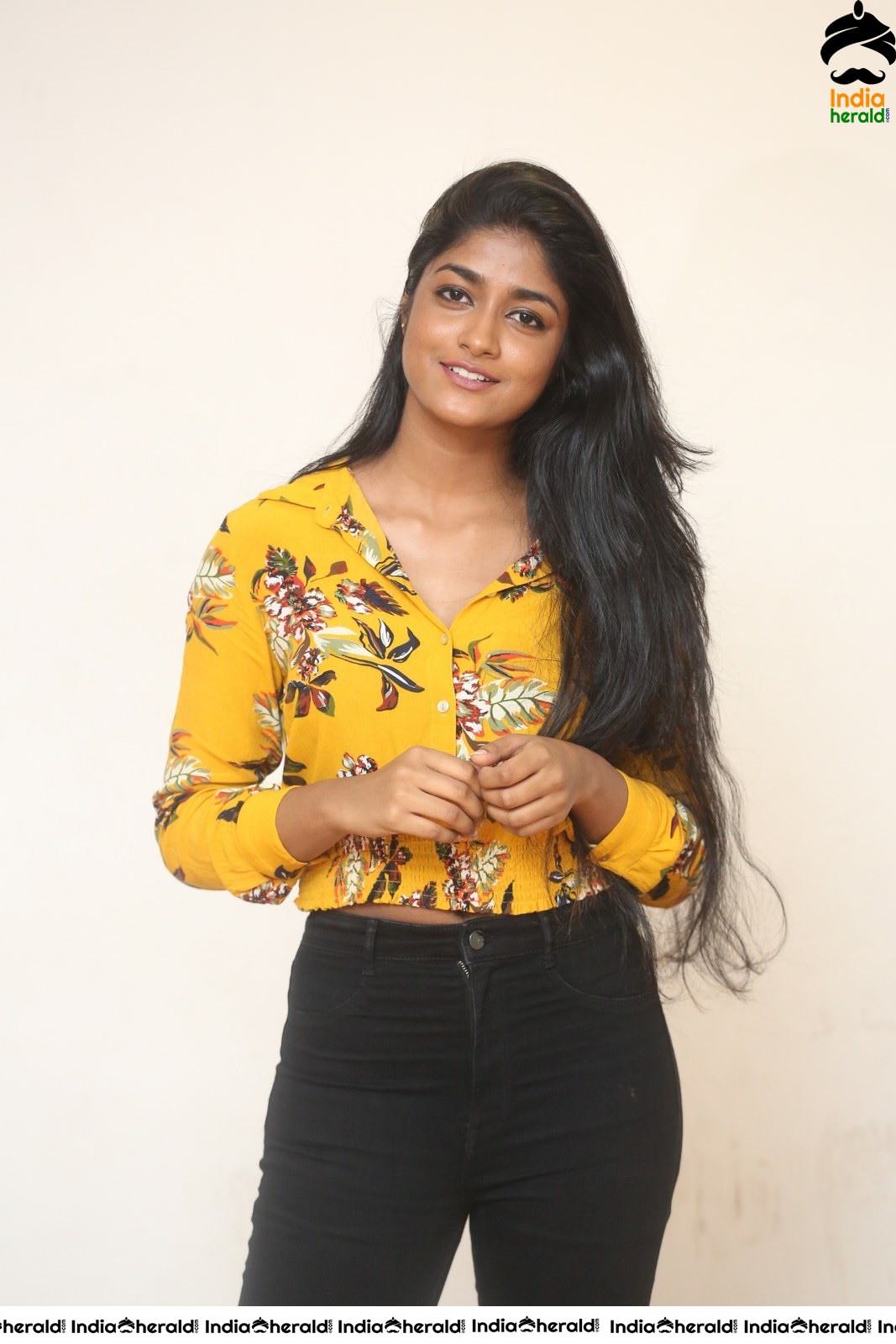 Dimple Hayathi Latest Clicks in Yellow Set 1