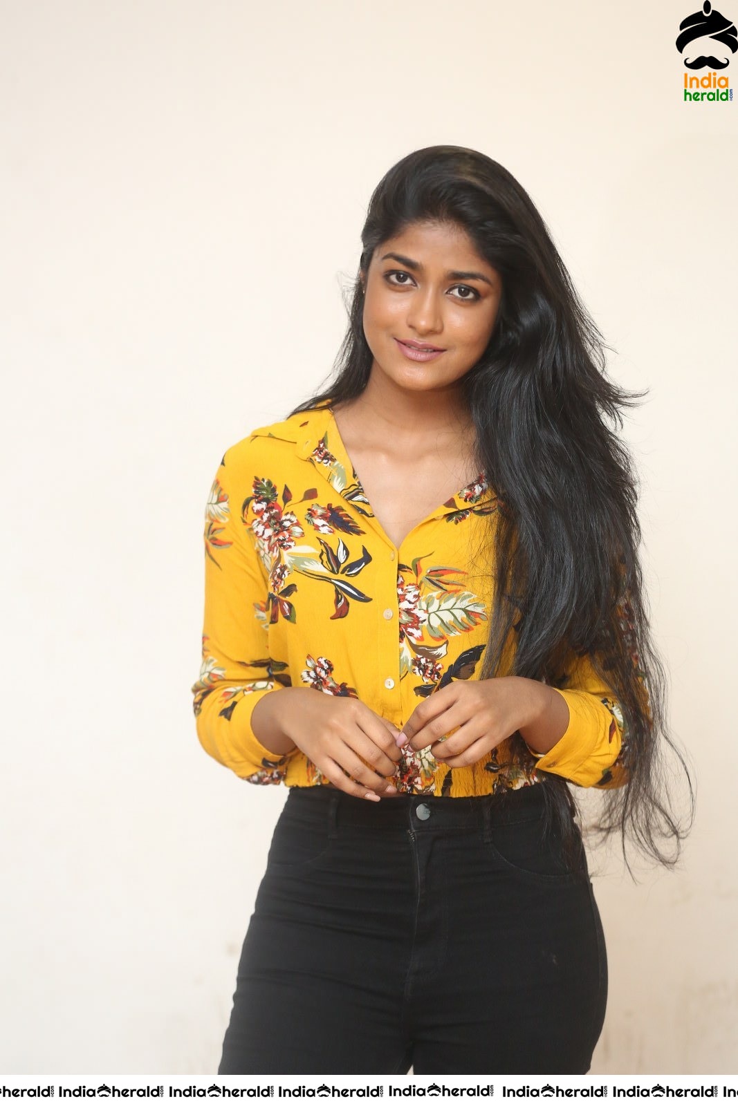 Dimple Hayathi Latest Clicks in Yellow Set 1