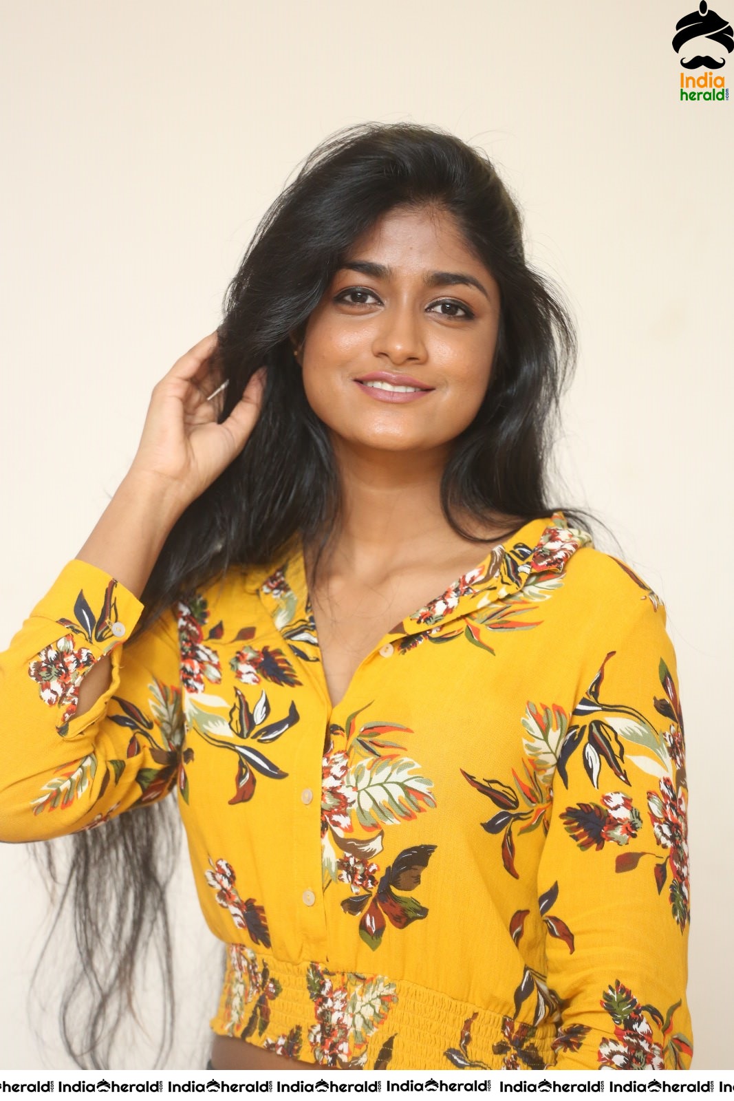 Dimple Hayathi Latest Clicks in Yellow Set 2