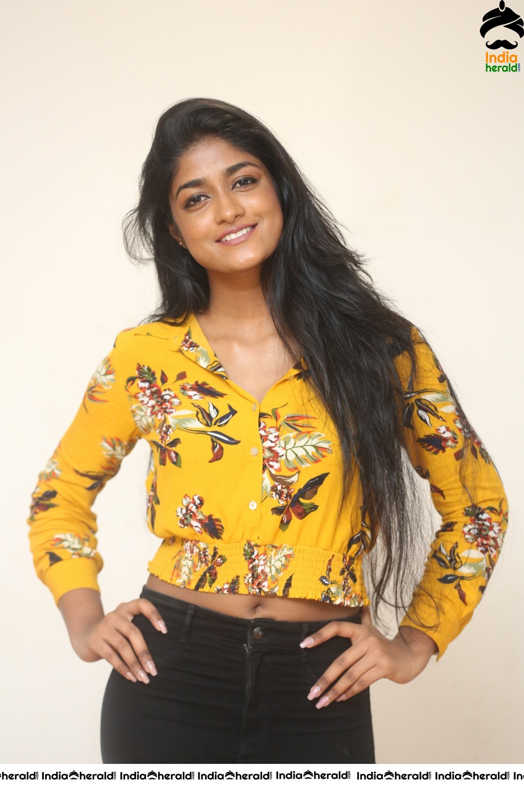 Dimple Hayathi Latest Clicks in Yellow Set 2