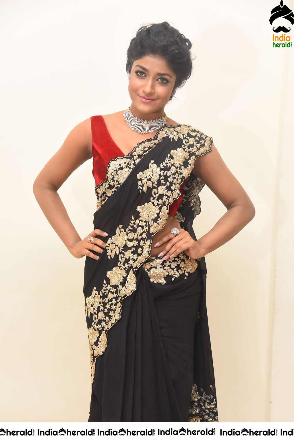 Dimple Hayathi Latest Stills in Saree Set 1