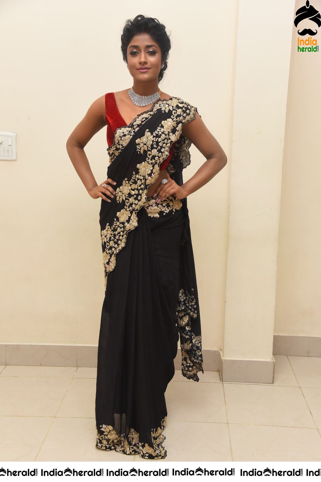 Dimple Hayathi Latest Stills in Saree Set 2