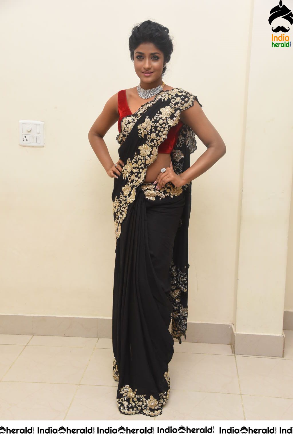 Dimple Hayathi Latest Stills in Saree Set 2