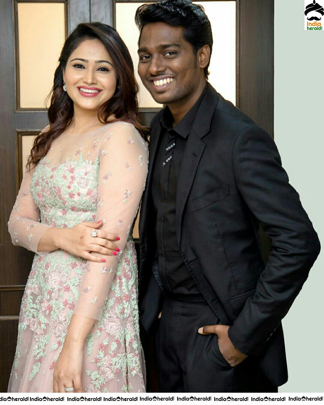 Director Atlee With His Wife Priya