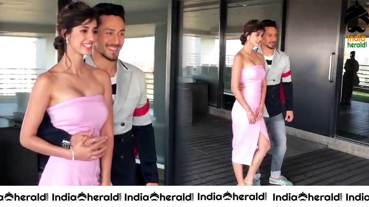 Disha Patani flaunts her Hot Cleavage and was seen with her Boyfriend