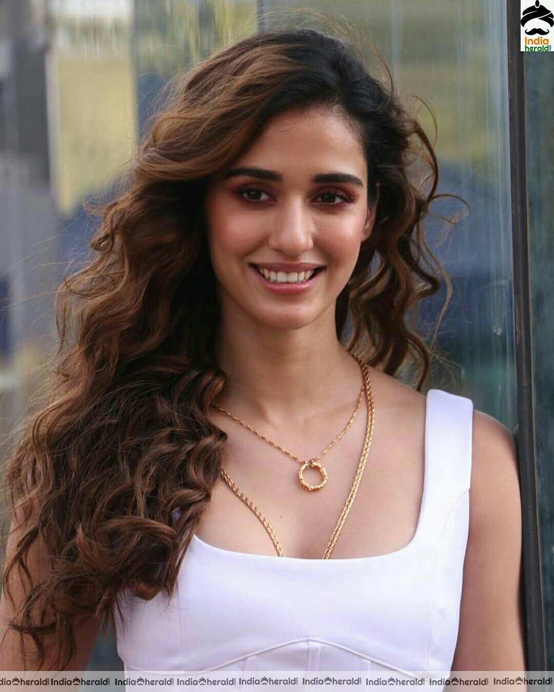 Disha Patani Hot And Latest White And Red Dress Stills