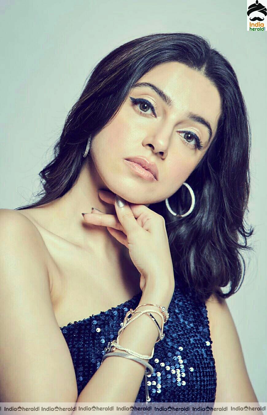 Divya Khosla Kumar Latest Hot Blue Dress Stills