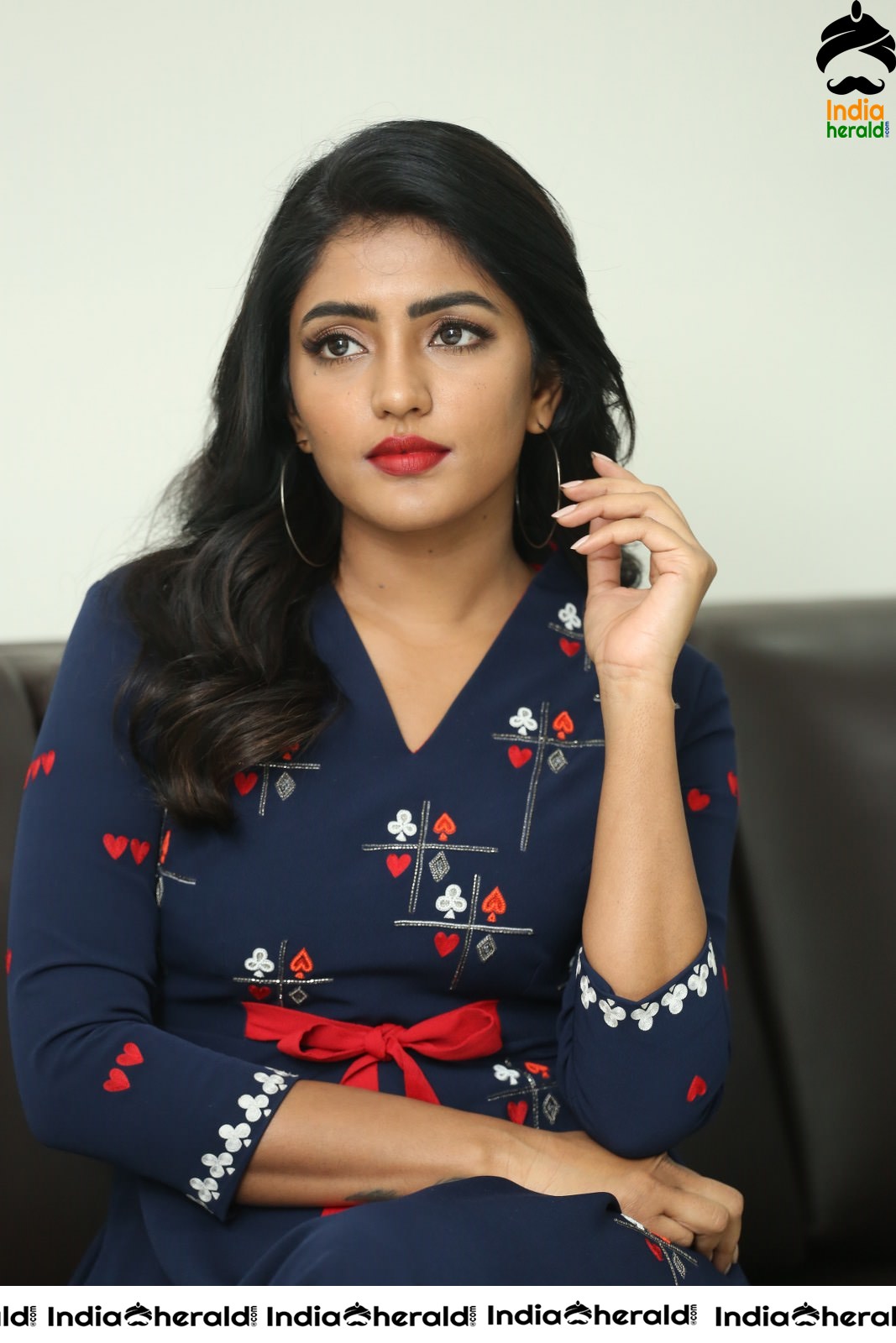 Eesha Rebba Hot in Blue during an Interview Set 1